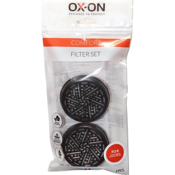 OX-ON Partikelfiltersæt Comfort P3 R, 2 stk.