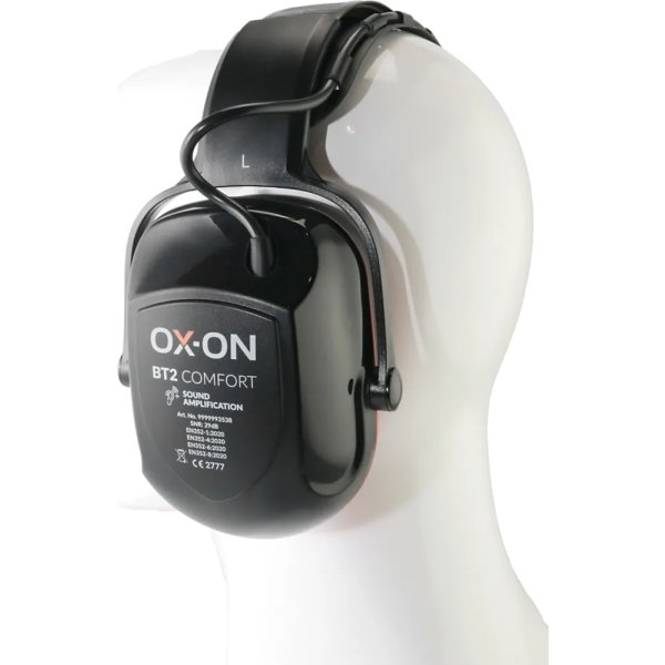 OX-ON Høreværn Comfort BT2 Bluetooth/Medhør, 29 db