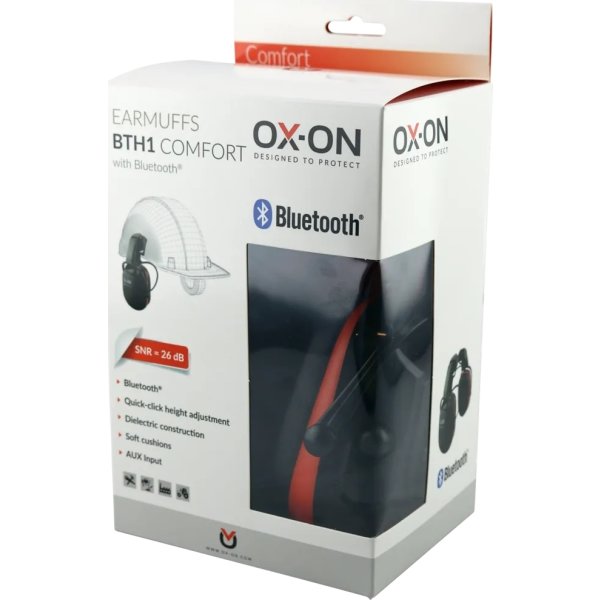 OX-ON Høreværn BTH1 Comfort, 26 db - Til hjelm