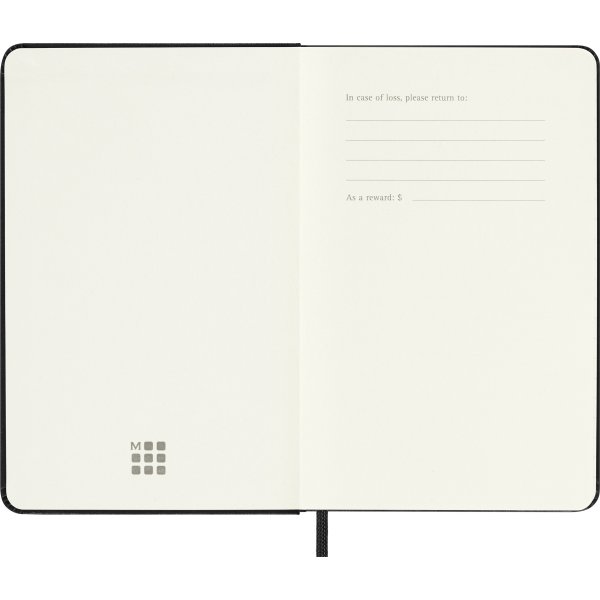 Moleskine 2026 Kalender | H | Uge | Poc. | Sort