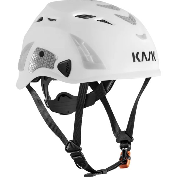 Kask Sikkerhedshjelm Superplasma HI-VIZ, Hvid