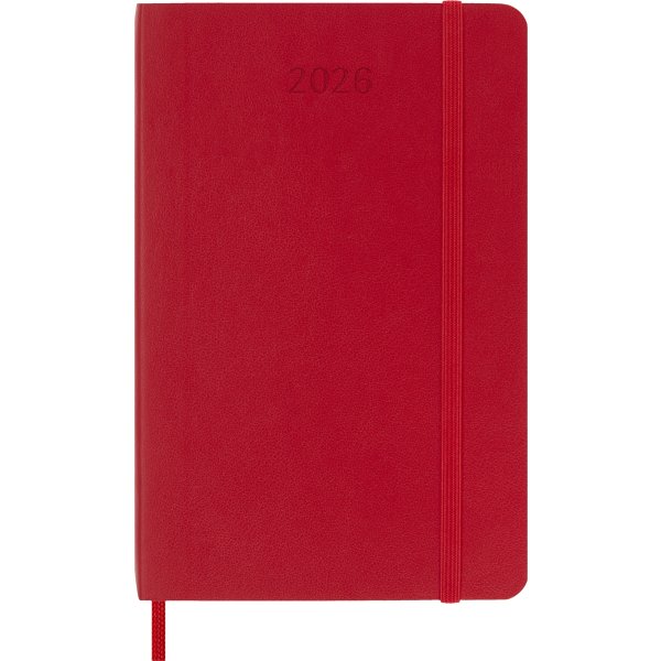 Moleskine 2026 Kalender | S | Uge | Poc. | Rød