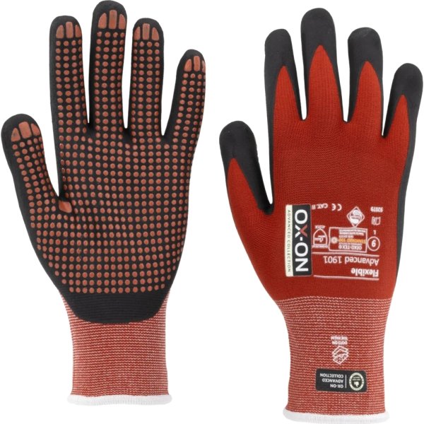OX-ON Arbejdshandske Flexible Advanced 1901,Str 12