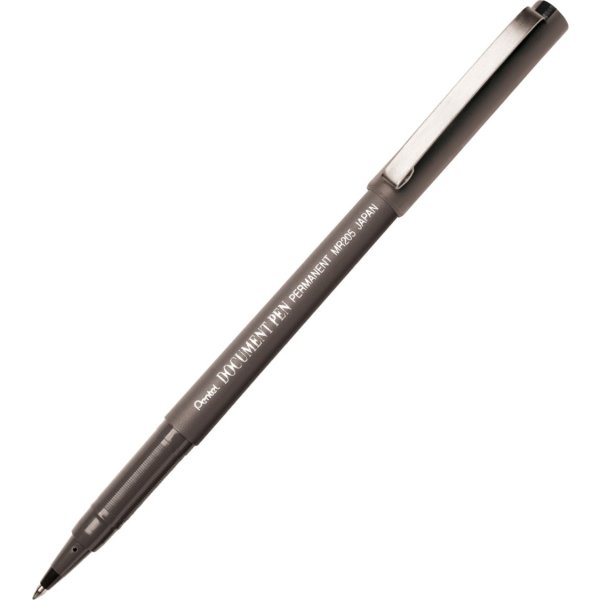 Pentel MR205 Dokument Rollerpen | Permanent | Sort