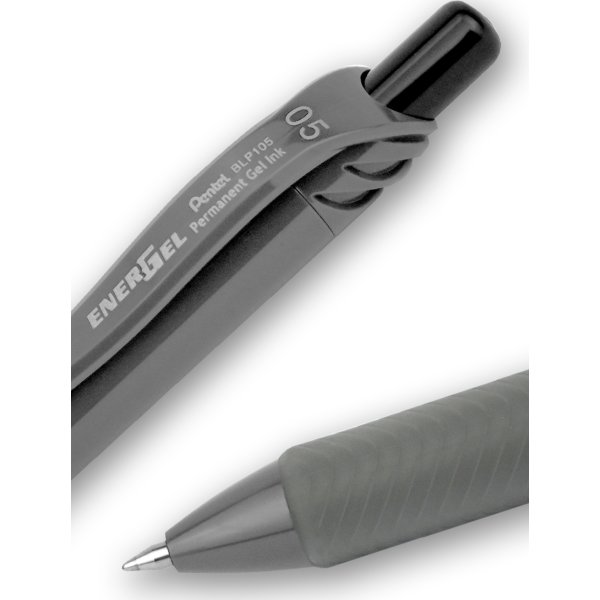 Pentel Energel BLP105 Rollerpen | Permanent | Rød