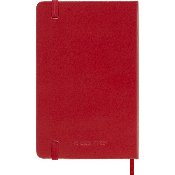 Moleskine 2026 Kalender | H | Dag | Poc. | Rød