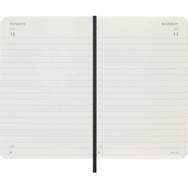 Moleskine 2026 Kalender | S | Dag | Poc. | Sort