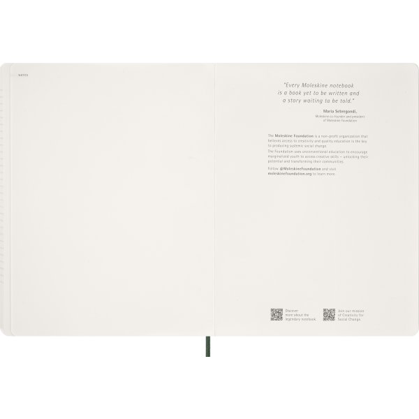 Moleskine 2026 Kalender | Ess. | Uge v. | Grøn