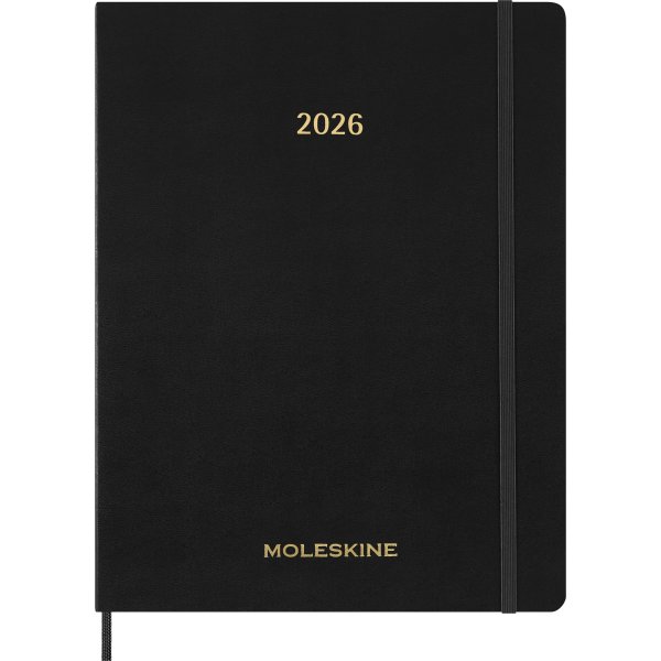 Moleskine 2026 Kalender | Ess. | Uge v. | Sort