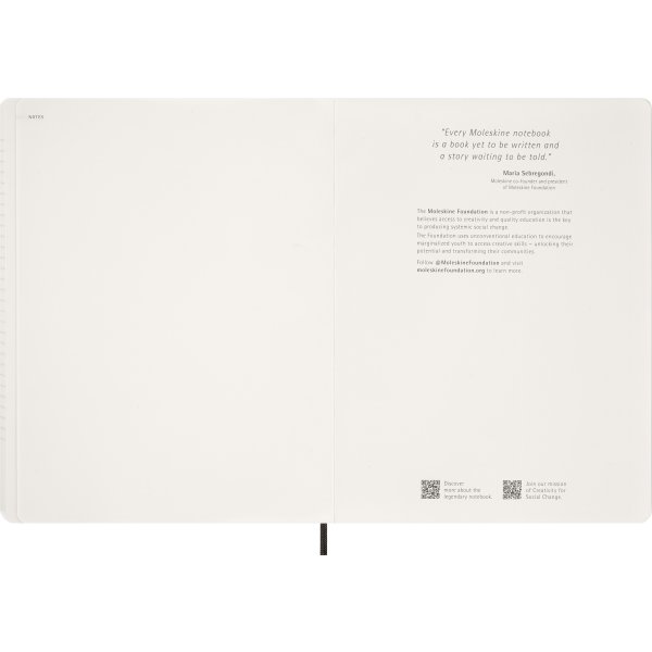 Moleskine 2026 Kalender | Ess. | Uge v. | Sort