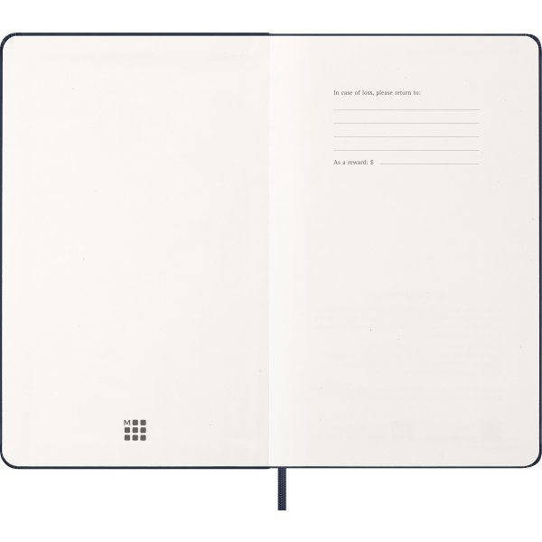 Moleskine 2026 Kalender | H | Uge | L | Blå