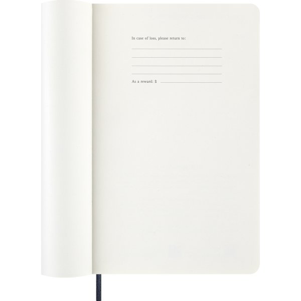 Moleskine 2026 Kalender | S | Uge | L | Blå