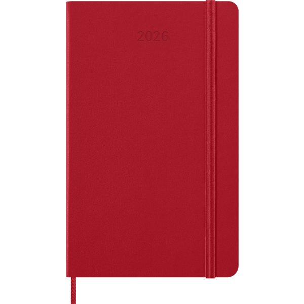 Moleskine 2026 Kalender | H | Dag | L | Rød