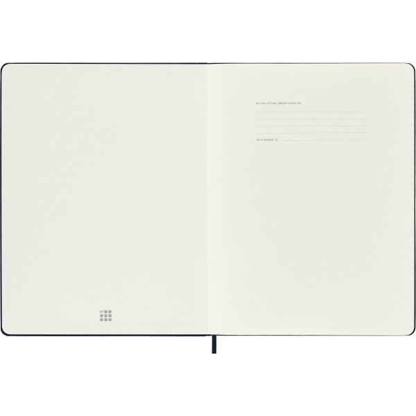 Moleskine 2026 Kalender | H | Uge | XL | Blå