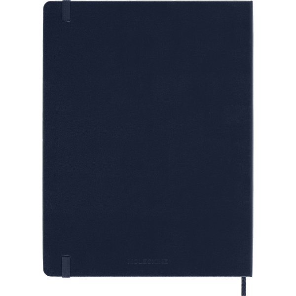 Moleskine 2026 Kalender | H | Uge | XL | Blå