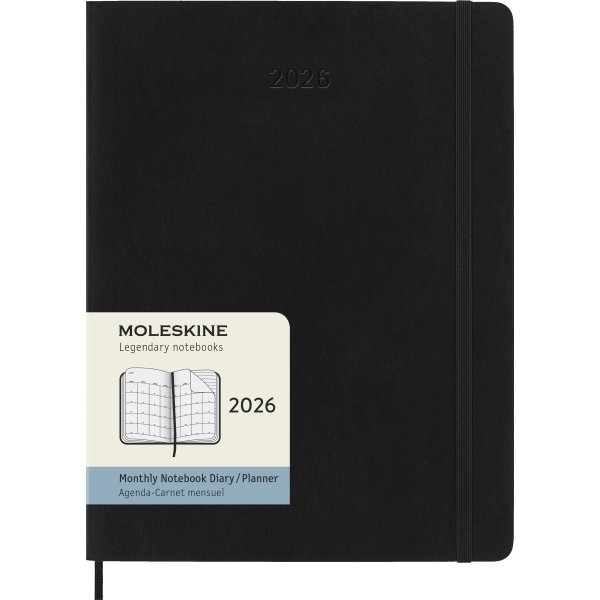 Moleskine 2026 Kalender | S | Måned | XL