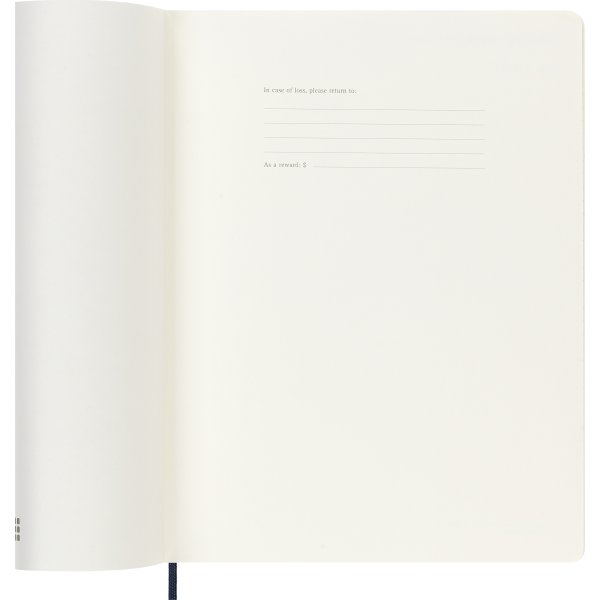 Moleskine 2026 Kalender | S | Uge | XL | Blå
