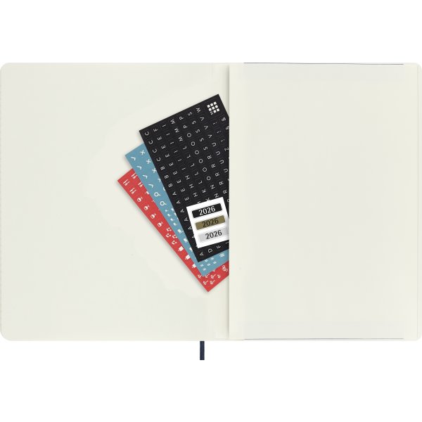 Moleskine 2026 Kalender | S | Uge | XL | Blå