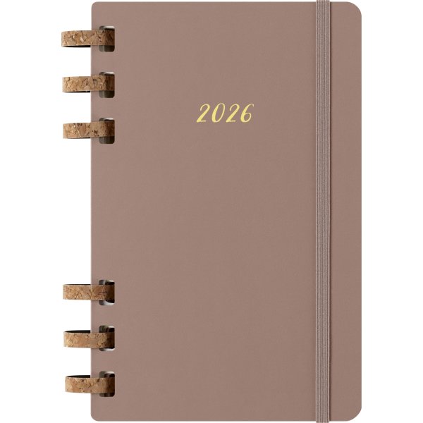 Moleskine 2026 Kalender | Spiral | Uge | L | Beige