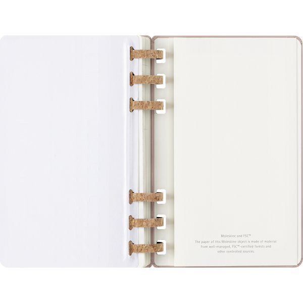 Moleskine 2026 Kalender | Spiral | Uge | L | Beige
