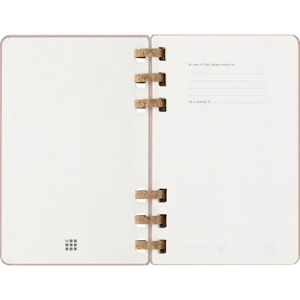 Moleskine 2026 Kalender | Spiral | Uge | L | Beige