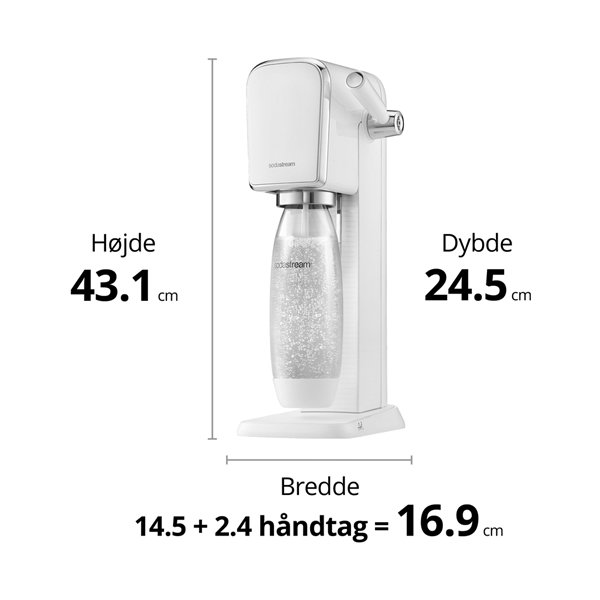 Sodastream ART - Kulsyremaskine, hvid