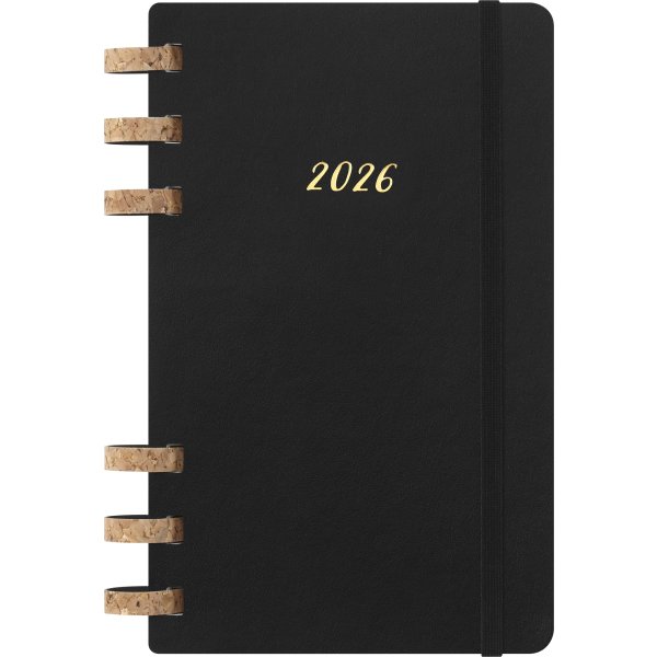 Moleskine 2026 Kalender | Spiral | Uge | L | Sort