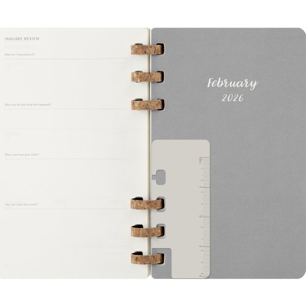 Moleskine 2026 Kalender | Spiral | Uge | L | Sort