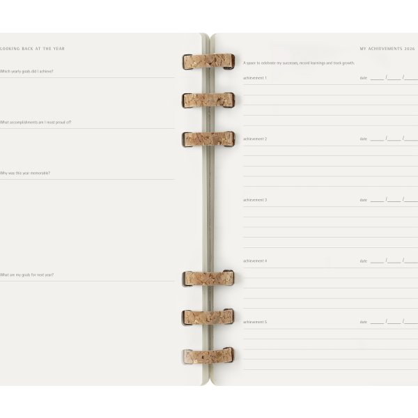 Moleskine 2026 Kalender | Spiral | Uge | L | Sort