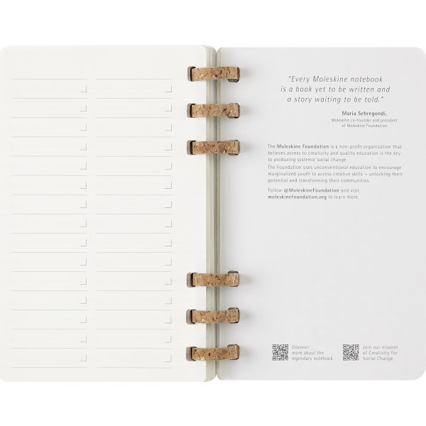 Moleskine 2026 Kalender | Spiral | Uge | L | Sort