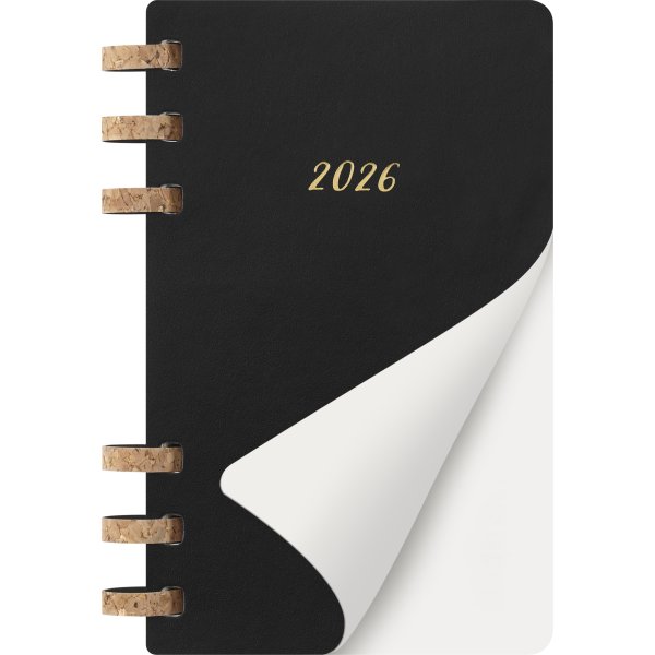 Moleskine 2026 Kalender | Spiral | Uge | L | Sort