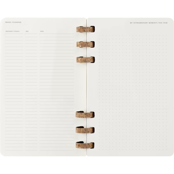 Moleskine 2026 Kalender | Spiral | Uge | L | Sort