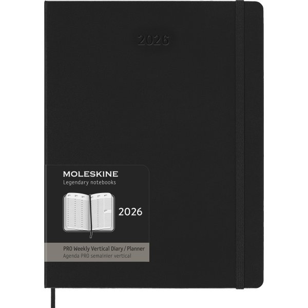 Moleskine 2026 Kalender | H | Uge Pro v. | XL