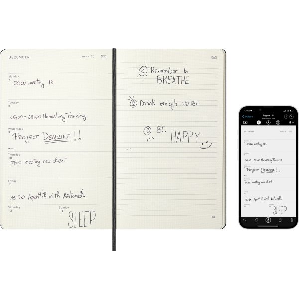 Moleskine 2026 Kalender | Digital | Uge | L