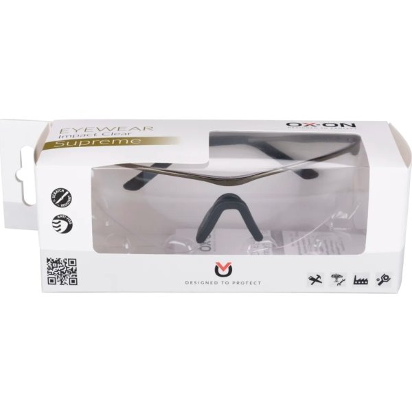 OX-ON Sikkerhedsbrille Impact Supreme, Klar