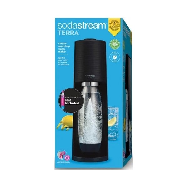 Sodastream Terra Black - Kulsyremaskine, sort