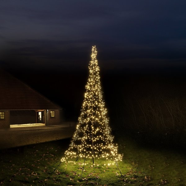 Starlight lysekæde m/stang, 4 m, 1200 LED
