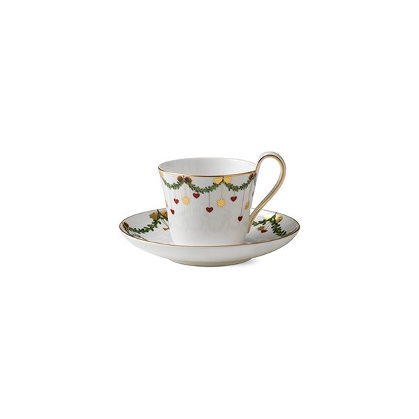 Royal Copenhagen Stjerne Jul Højhankkop m/Underkop