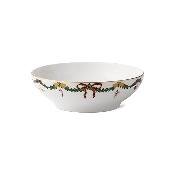 Royal Copenhagen Stjerne Riflet Jul Skål 220 cl