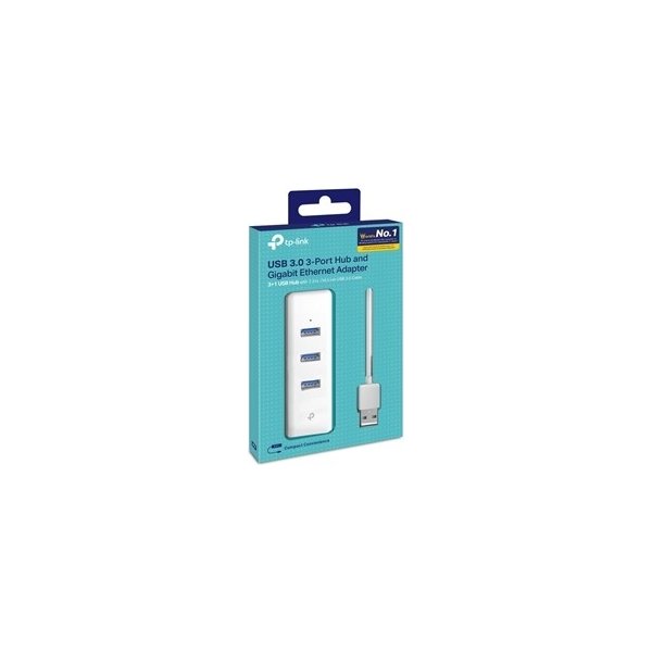 TP-Link 3-Port Hub & Gigabit Ethernet Adapter