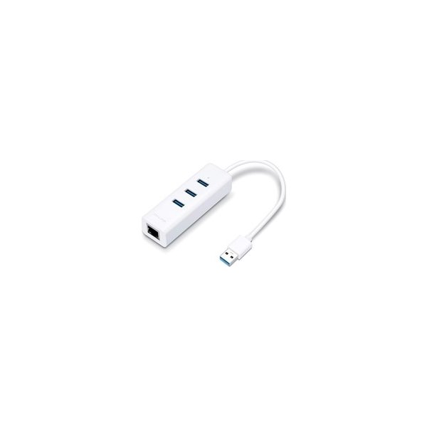 TP-Link 3-Port Hub & Gigabit Ethernet Adapter