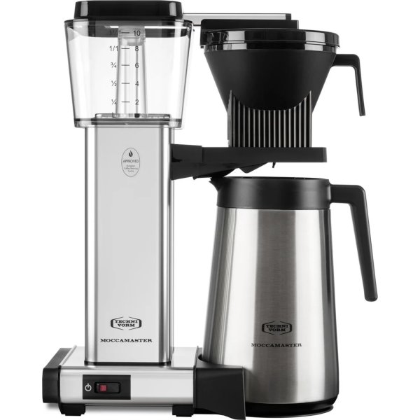 Moccamaster Automatic Thermo Kaffemaskine, sølv