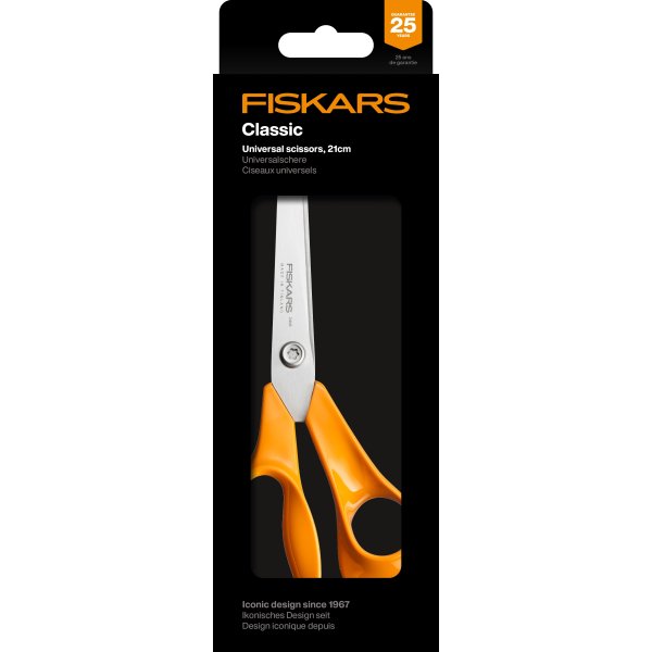 Fiskars Classic Universalsaks, højre, 21 cm