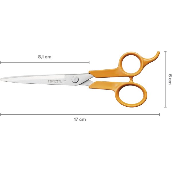 Fiskars Classic Frisørsaks, 17 cm