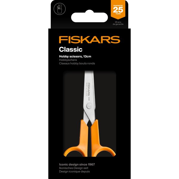 Fiskars Classic Hobbysaks, 13 cm