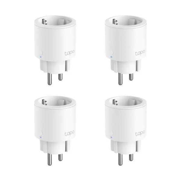 4-pak TP-Link Tapo energiforbrugsmåler, hvid