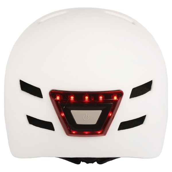 GoRunner Cykelhjelm, Str. M - 55-58 cm, hvid