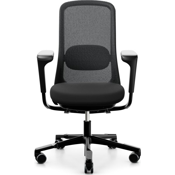 Håg Sofi 7500, netryg, sort, 200mm gas, m/armlæn