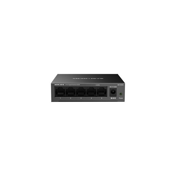 Mercusys 5-Port Gigabit Desktop Switch, sort
