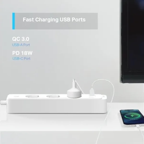 TP-LINK Tapo P300 Smart Wi-Fi Strømfordeler